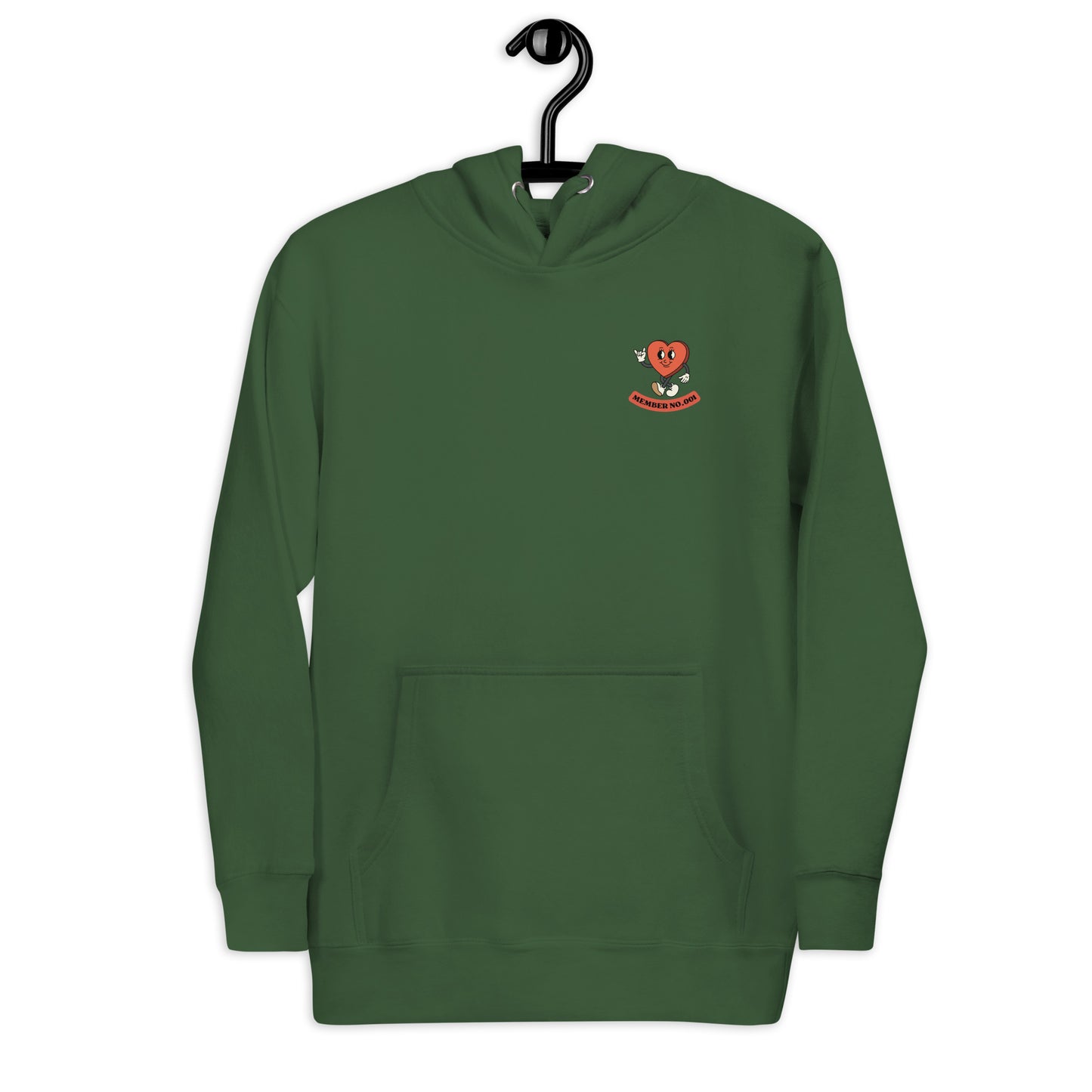 "Self Love Club" Hoodie – Team Forest Green