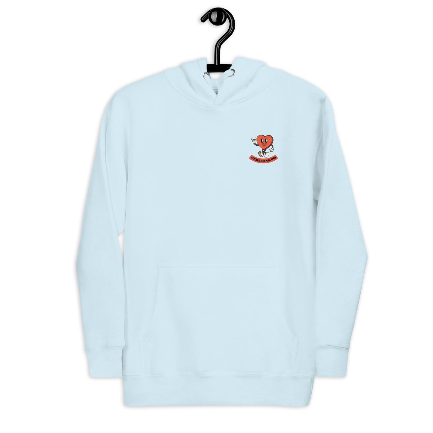 "Self Love Club" Hoodie – Team Sky Blue