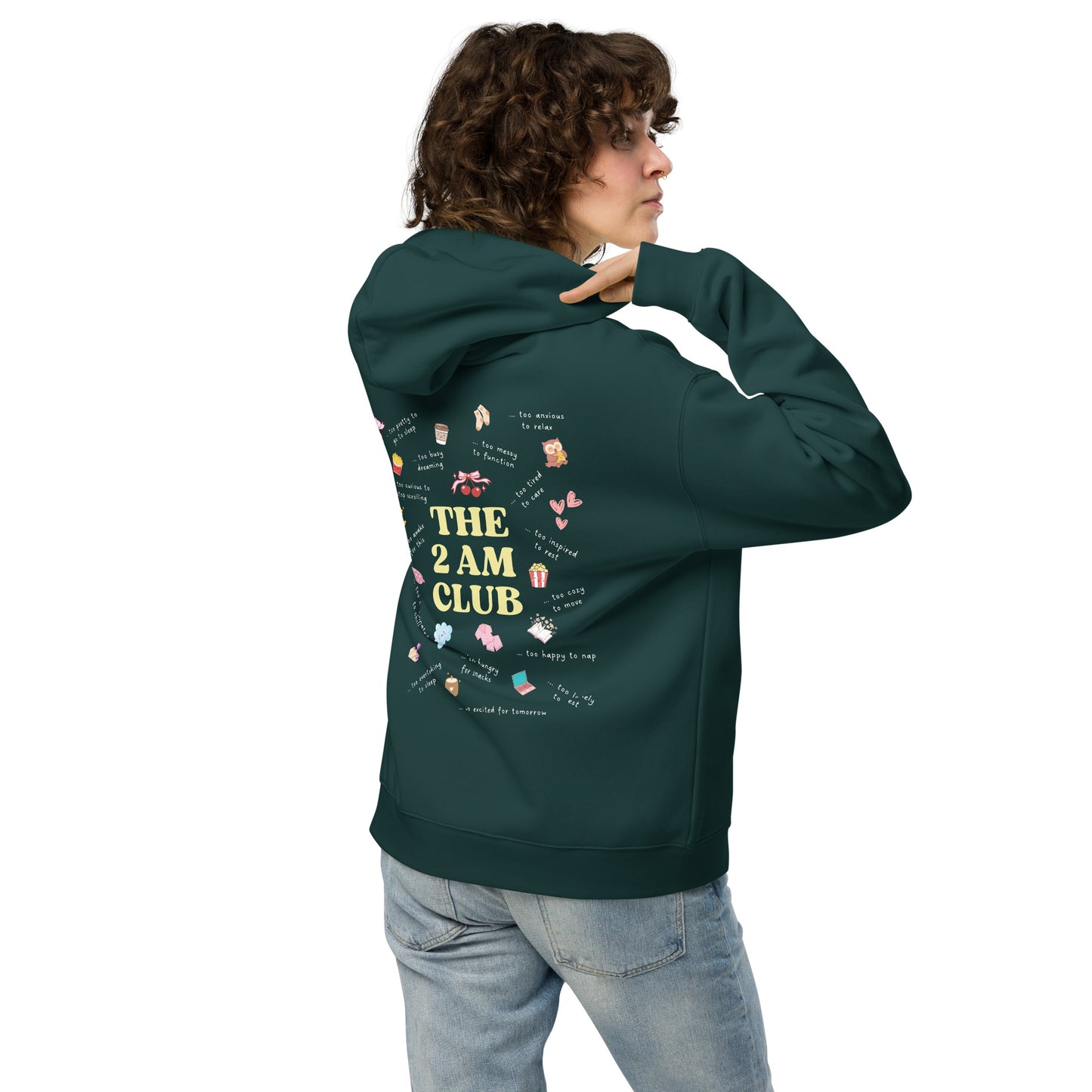 „THE 2 AM CLUB“ Hoodie - Classic Edition - Team Pine Green