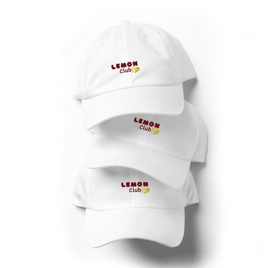 „Lemon Club" Kappe - Team White