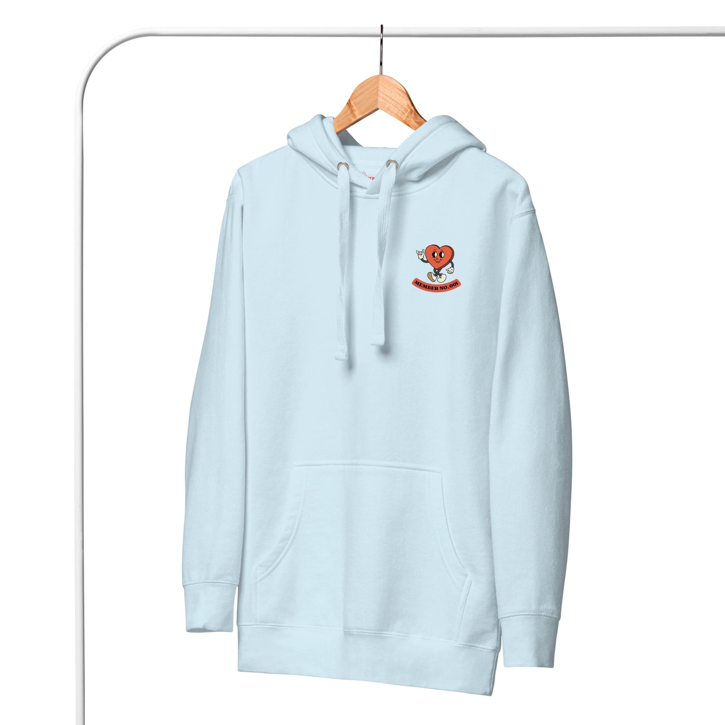 "Self Love Club" Hoodie – Team Sky Blue