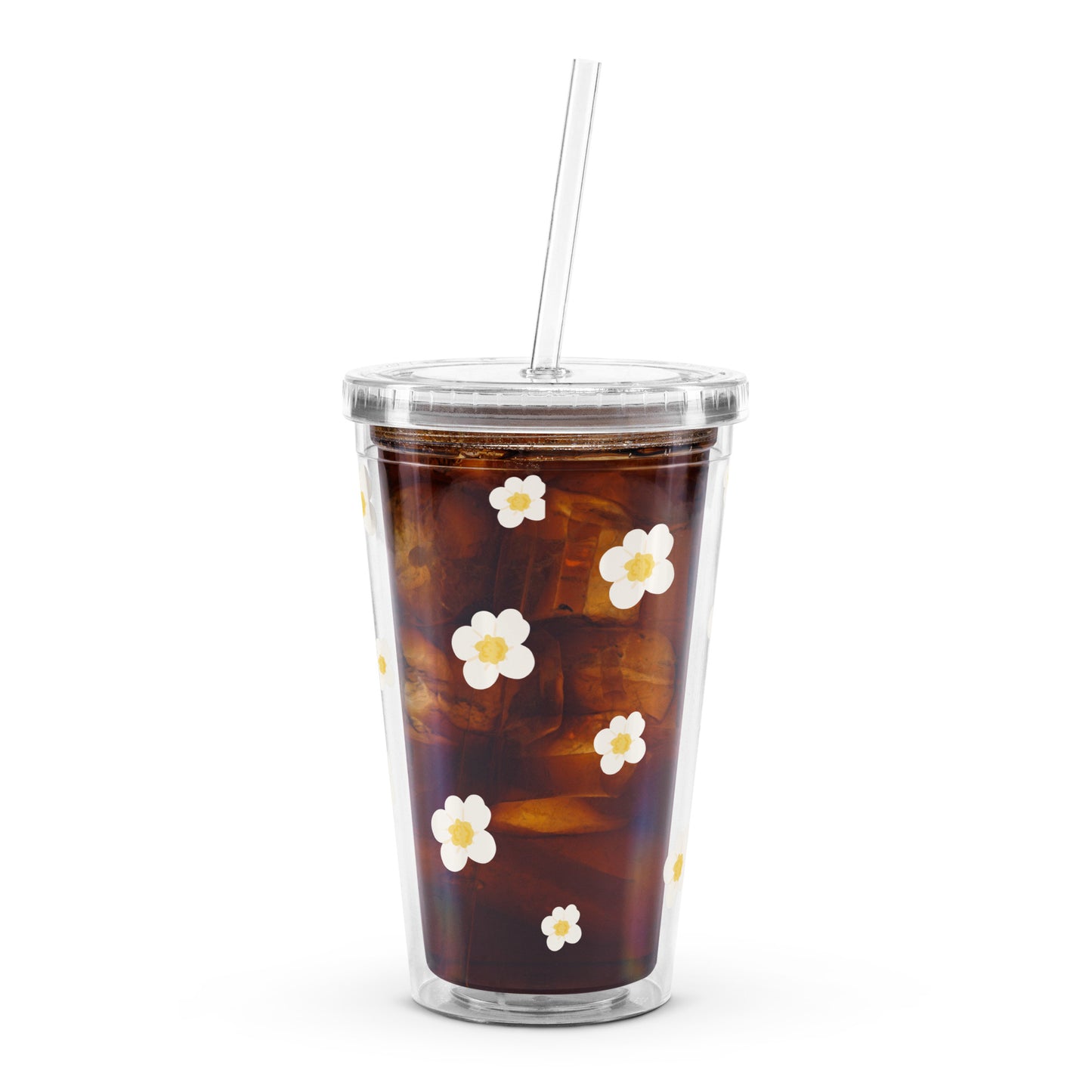 "The Matcha Club" Tumbler – Floral Edition