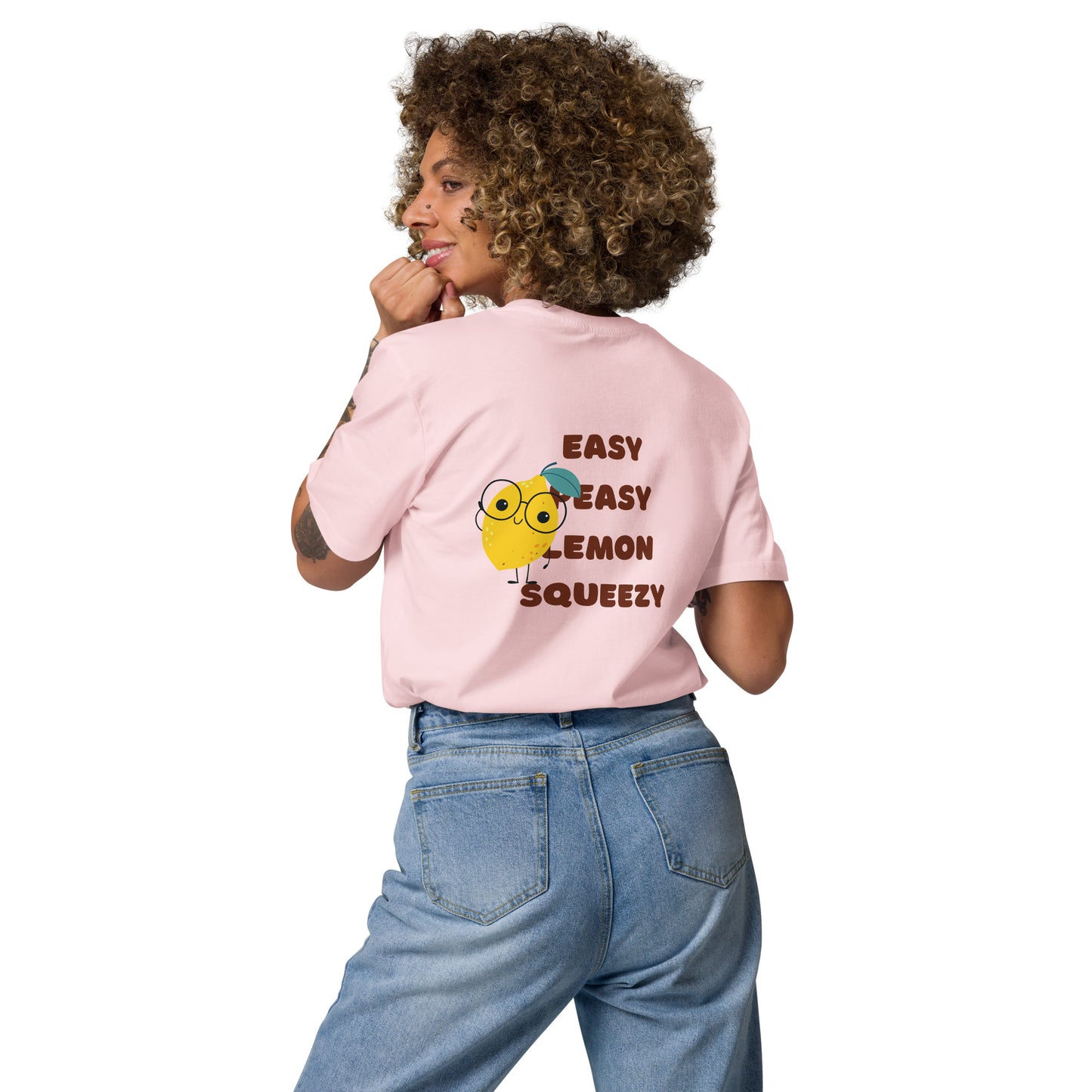 "Lemon Club" T-Shirt - Easy Peasy Lemon Squeezy Edition - Team Cotton Pink