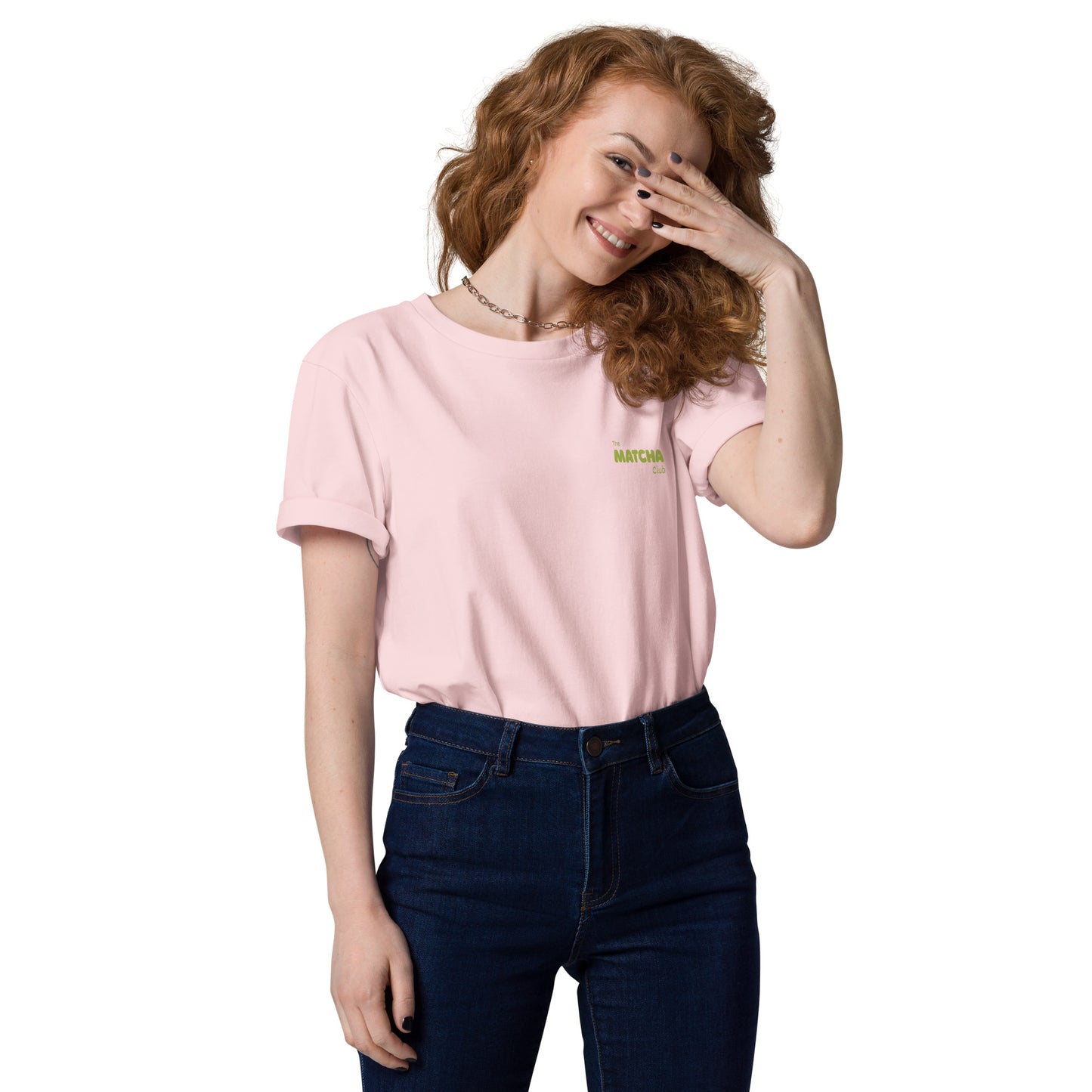 "The Matcha Club" T-Shirt - Team Cotton Pink