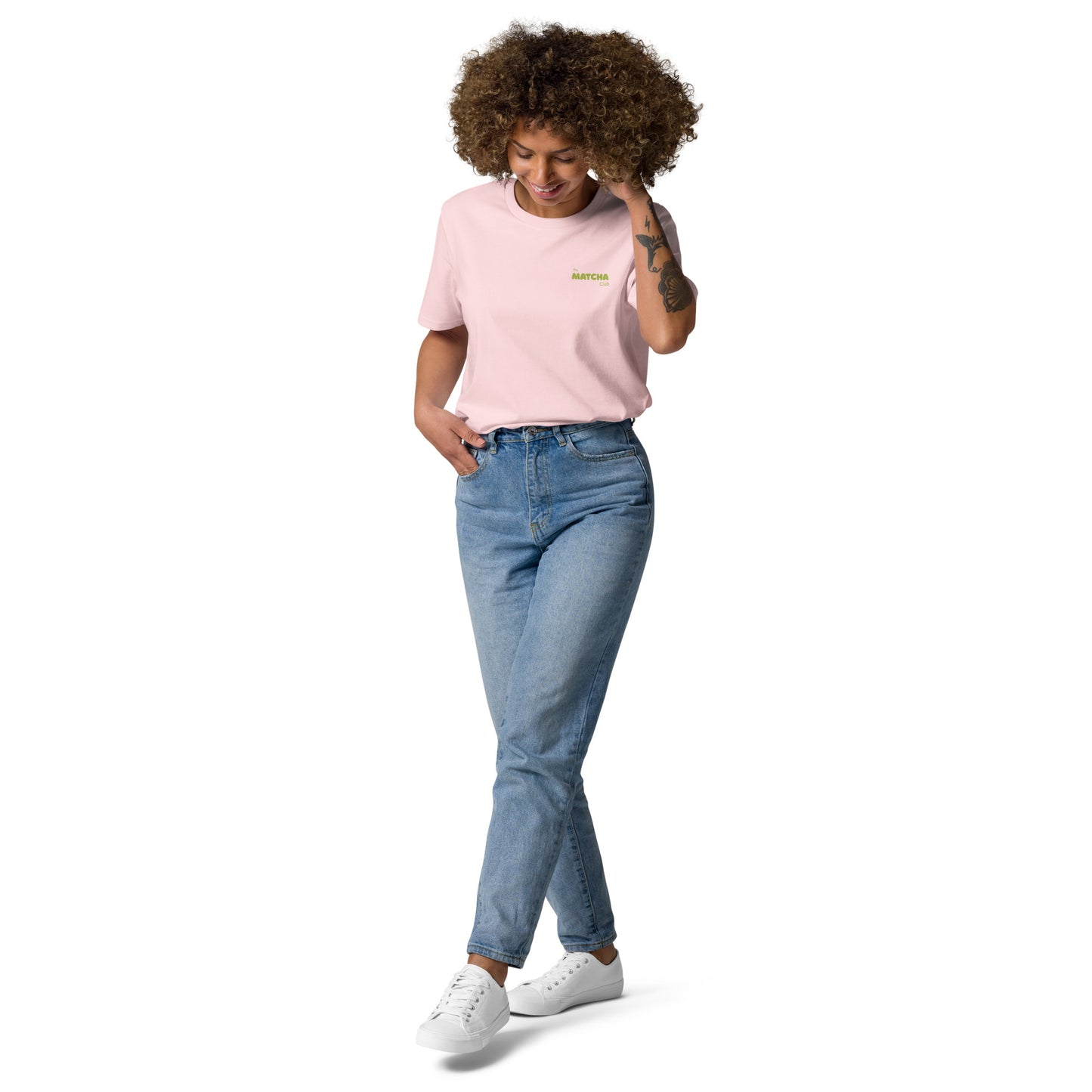"The Matcha Club" T-Shirt - Team Cotton Pink