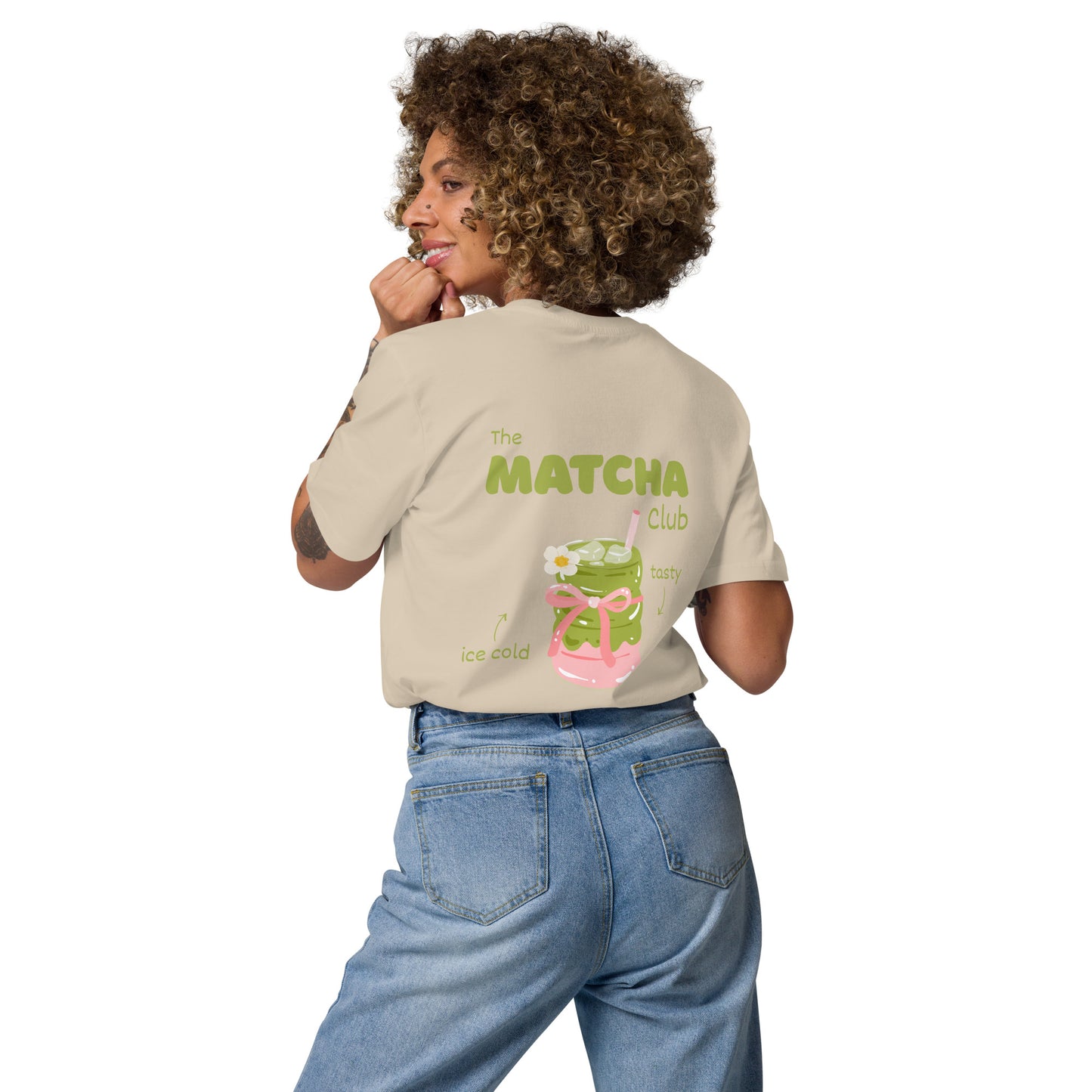 "The Matcha Club" T-Shirt - Team Desert Dust