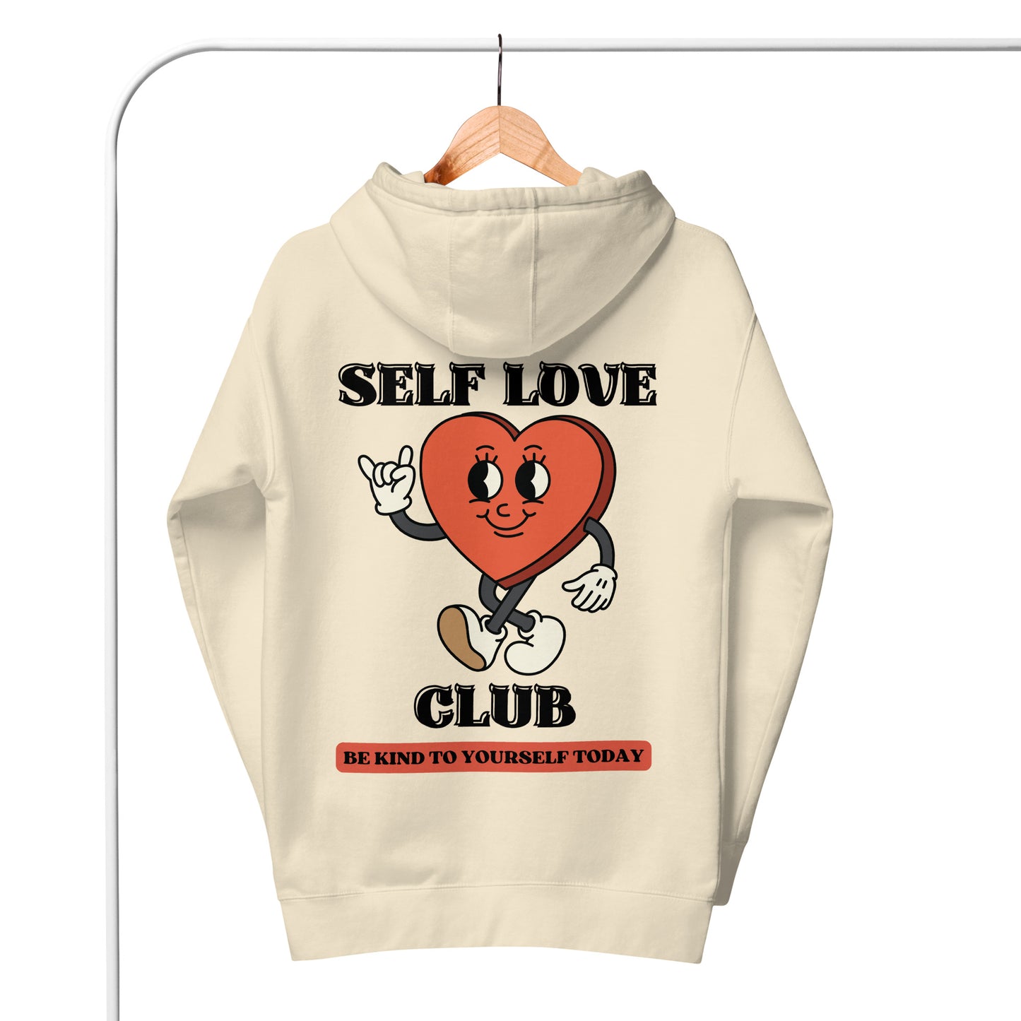 "Self Love Club" Hoodie - Team Bone