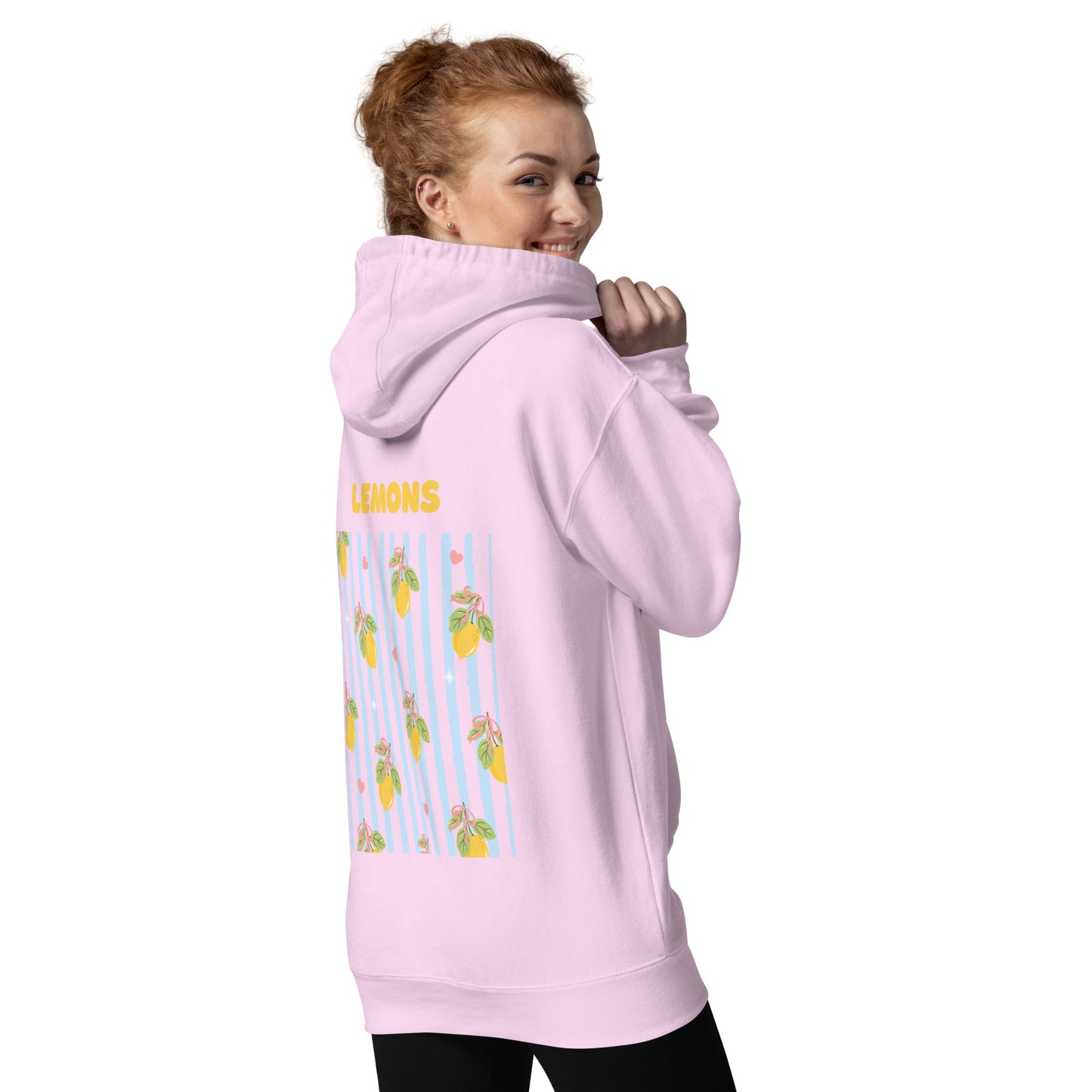 "Lemon Club" Hoodie - Summer Stripe Edition - Team Lavender