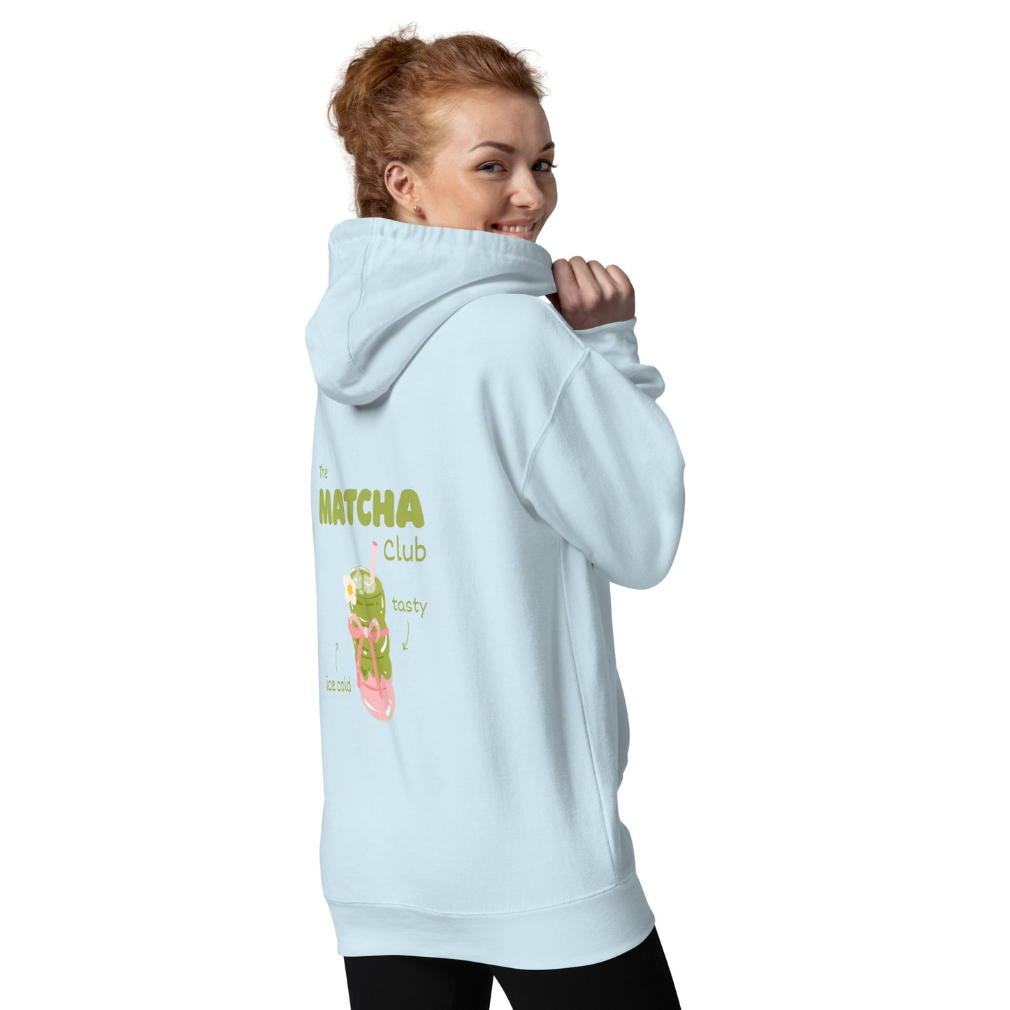 "The Matcha Club" Hoodie - Team Sky Blue