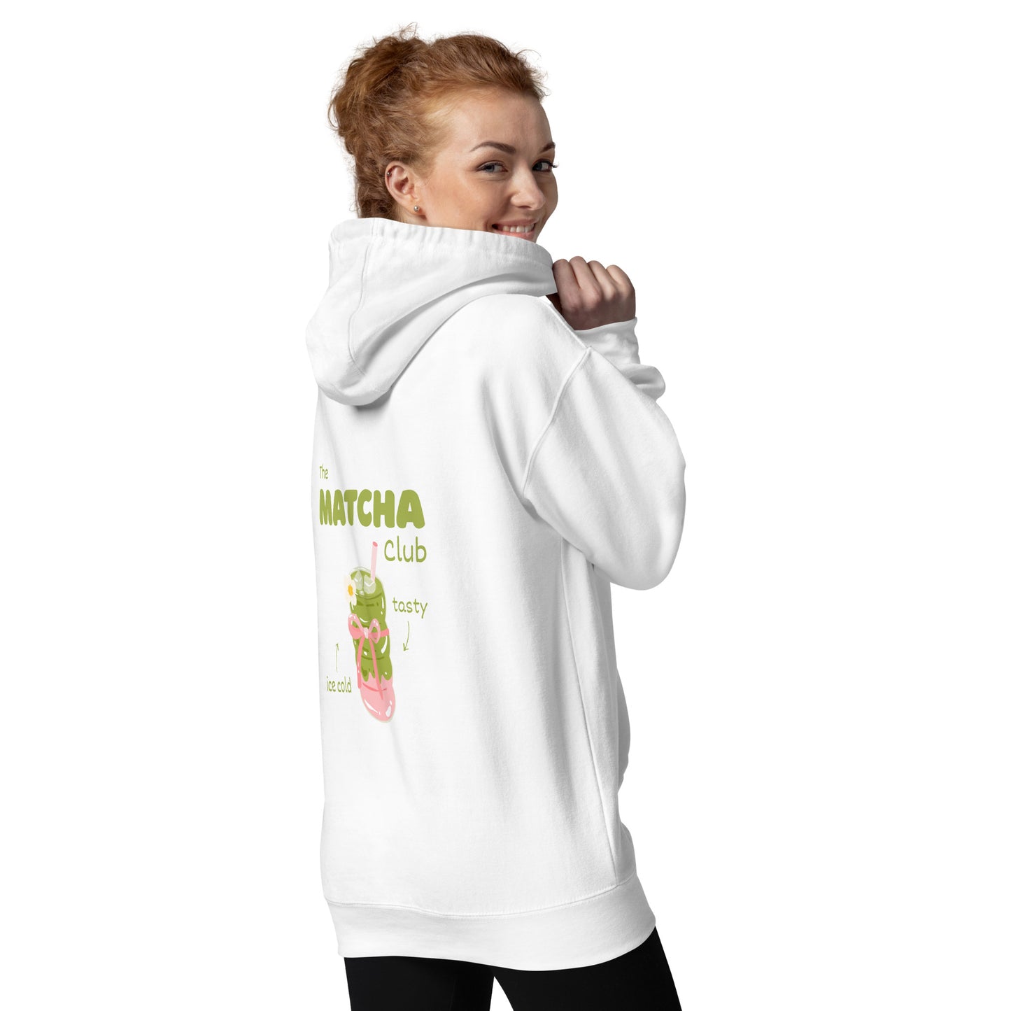 "The Matcha Club" Hoodie - Team White