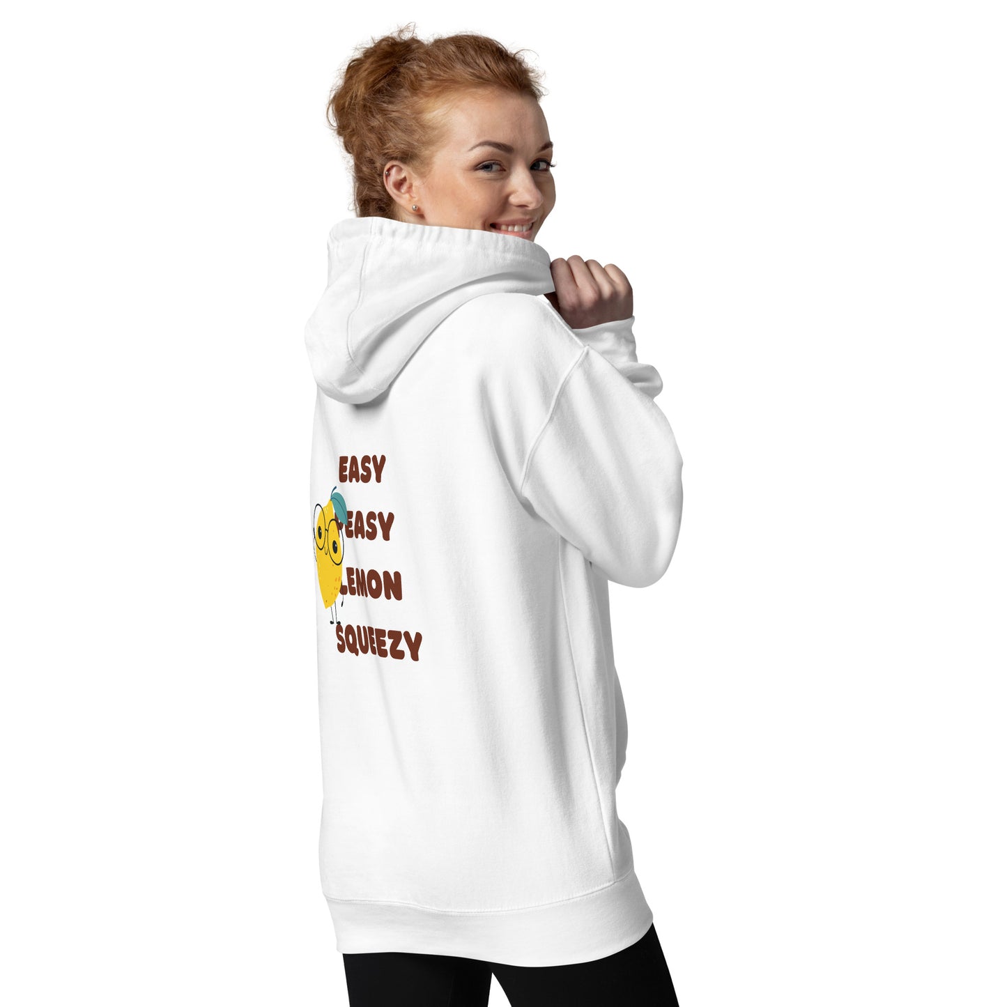 "Lemon Club" Hoodie - Easy Peasy Lemon Squeezy Edition - Team White