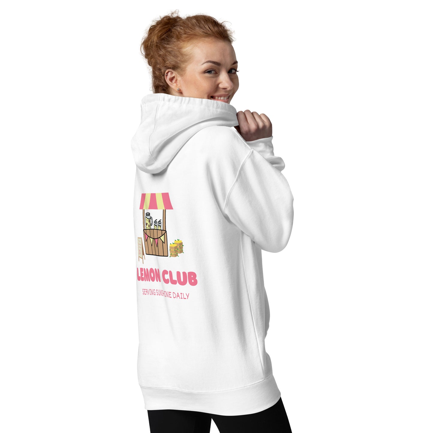 "Lemon Club" Hoodie - Lemonade Stand Edition - Team White